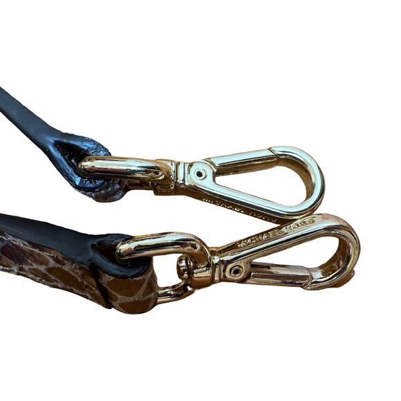 Michael Kors Faux Python Snakeskin Satchel Bag + Adjustable Shoulder Strap - Picture 14 of 15